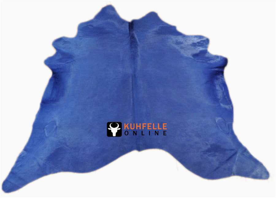 Blue Faux Cowhide Rug Cowhide Rug Blue 215 X 210 Cm – Kuhfelle Online & Nomad