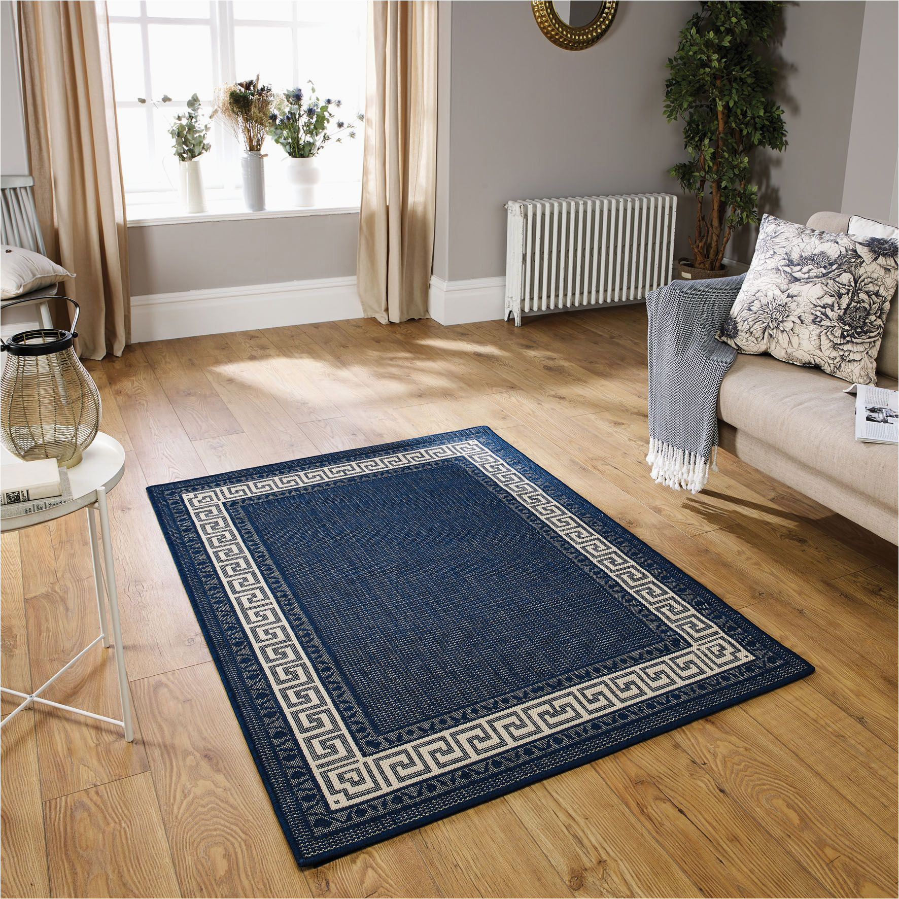 Blue Greek Key Rug Flatweave Greek Key Rug – Blue â¢ Collingwood Batchellor