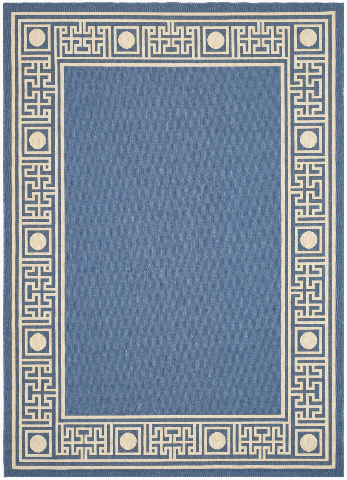 Blue Greek Key Rug Stunning Greek Key Blue/ivory Indoor/outdoor Rug