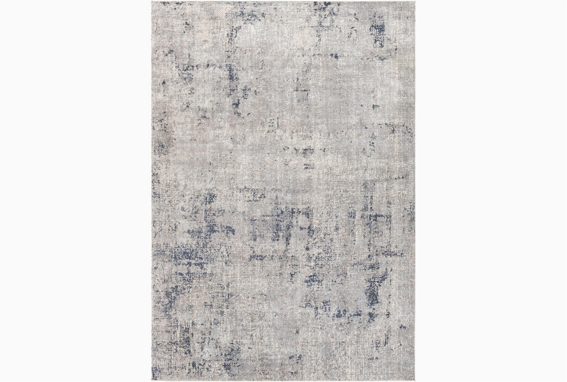 Blue Grey Cream Rug 5’3″x7′ Outdoor Rug-blue/grey/cream Abstract