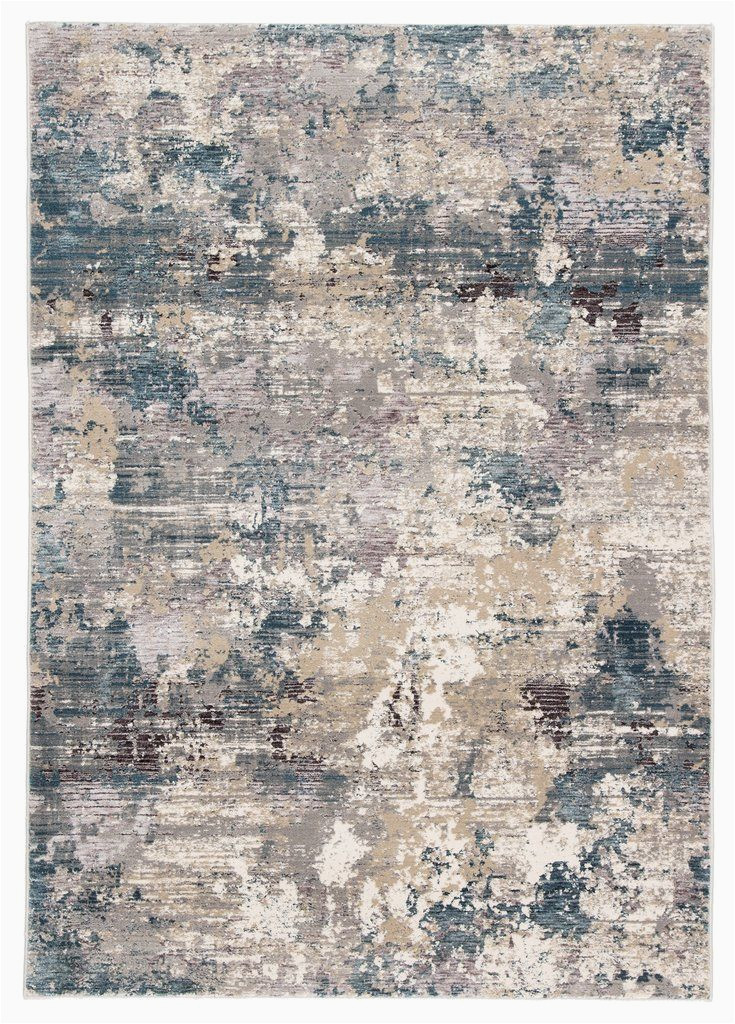 Blue Grey Cream Rug Carraco Abstract Blue & Cream Rug Design by Jaipur Summer Living …