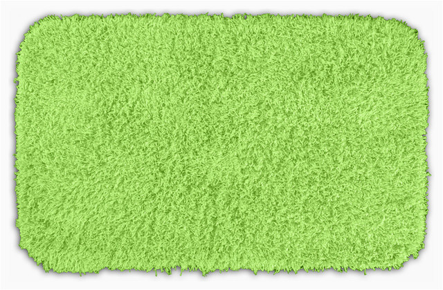 Bright Green Bath Rugs Quincy Super Shaggy Lime Green Washable 24×40 Bath Rug