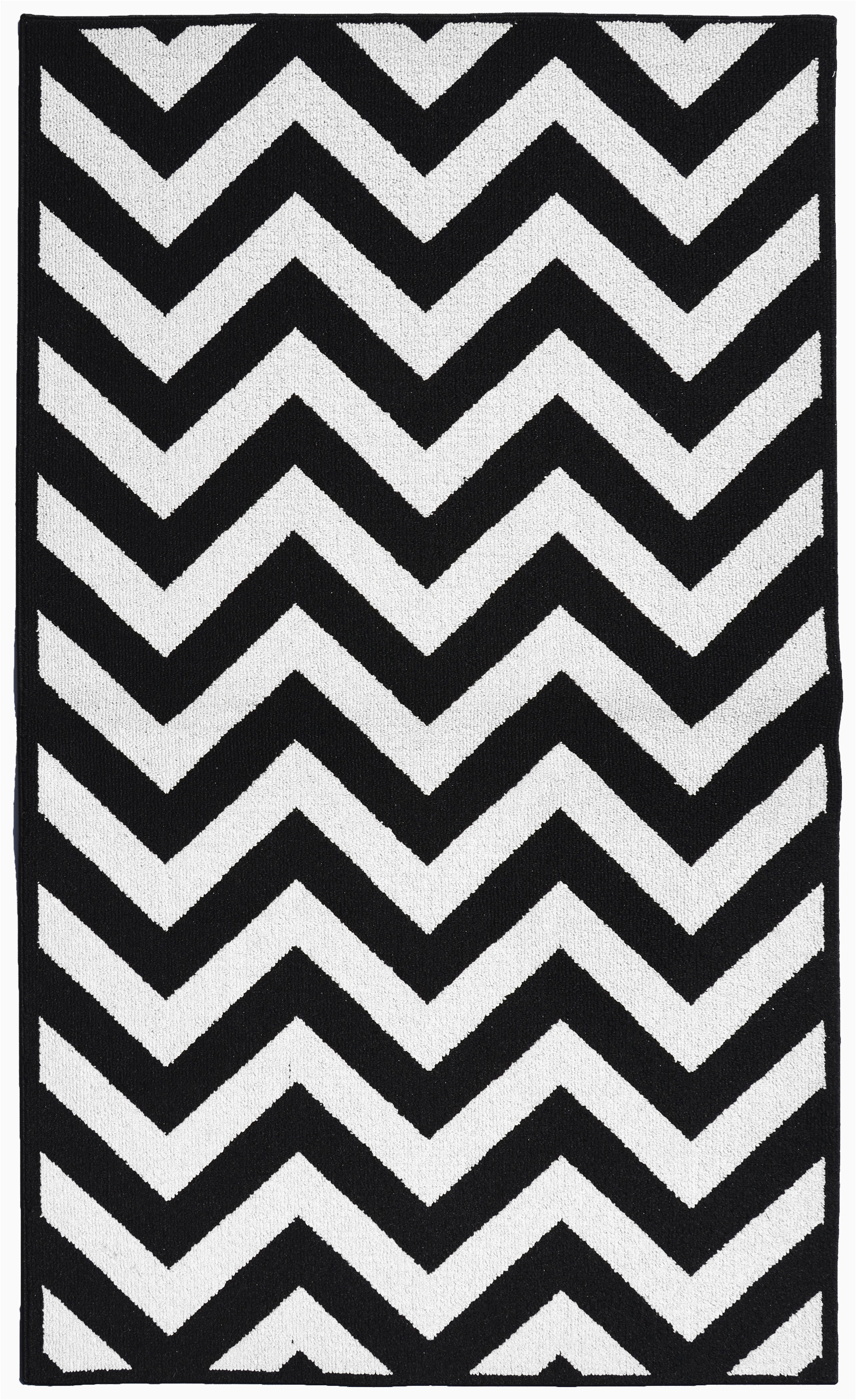 Cheap Black and White area Rugs Garland Rug Large Cheveron Black/white 5’x7′ Indoor area Rug
