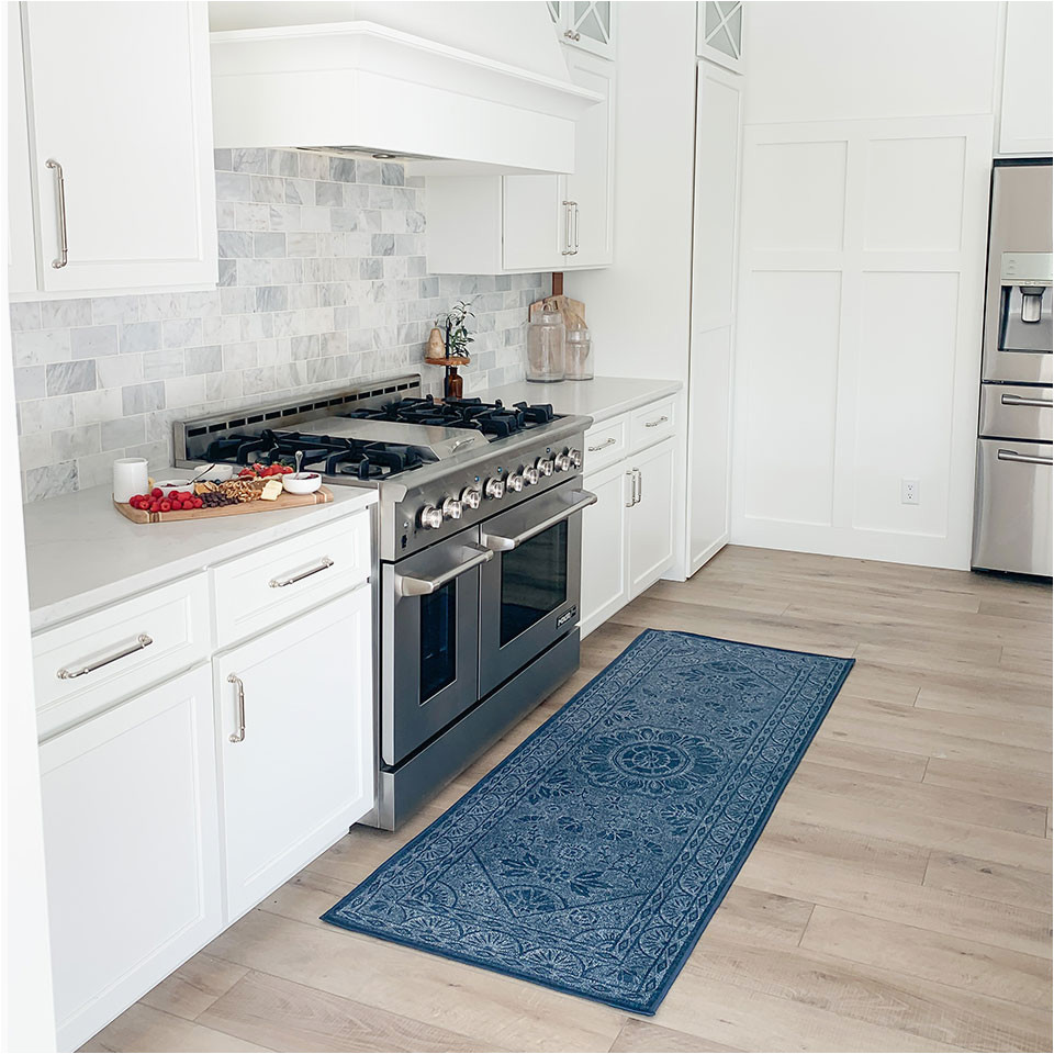Cobalt Blue Kitchen Rugs How to Place Blue Rugs In Every Room In Your Home Ruggable Blog