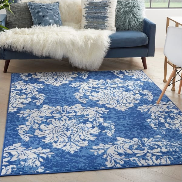 Country Blue area Rugs Nourison Country Indoor Polypropylene French Country Rug …