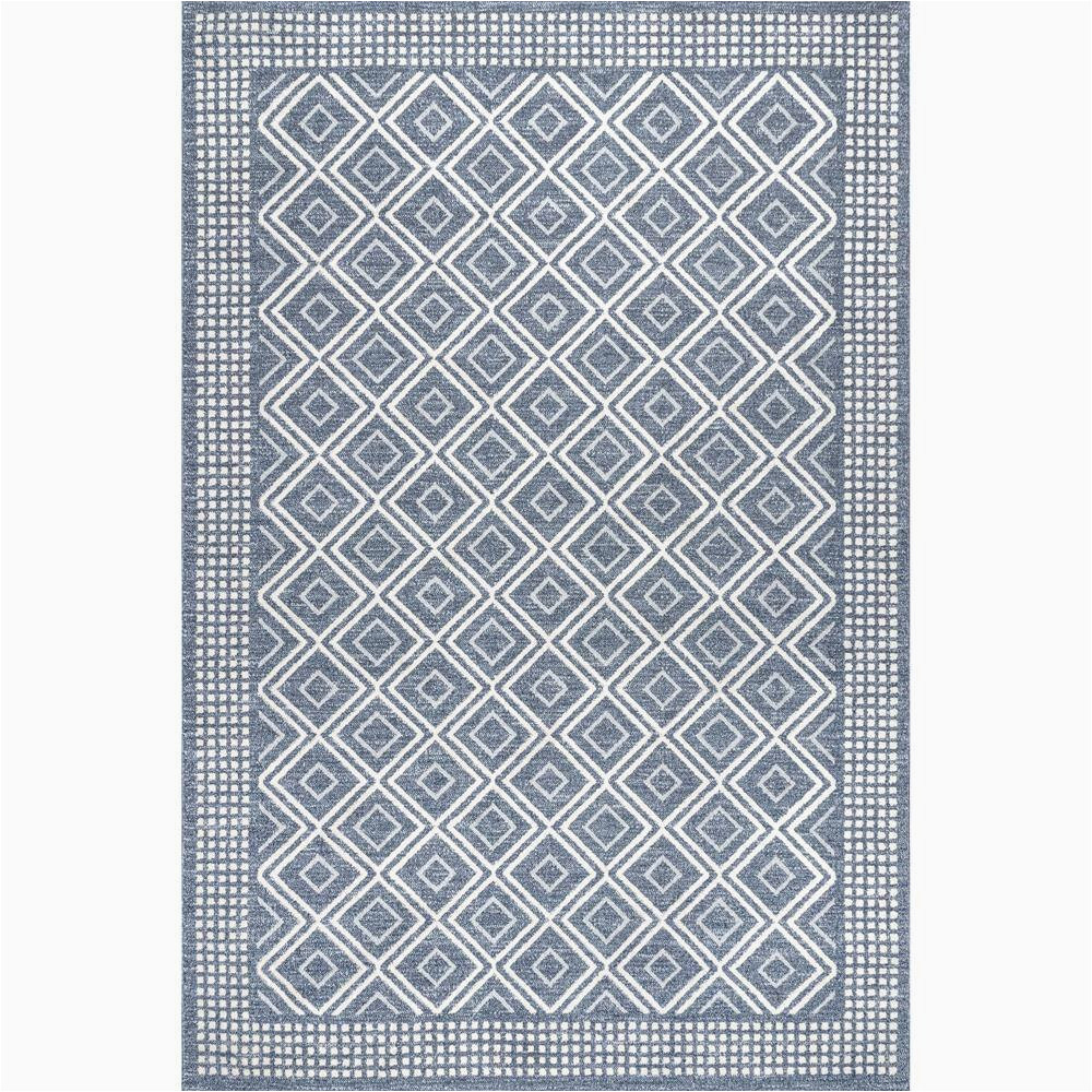 Country Living A Wilton Rug Blue Nuloom Parker Blue 5 Ft. X 8 Ft. Geometric Trellis Indoor area Rug Acby02a-508 – the Home Depot