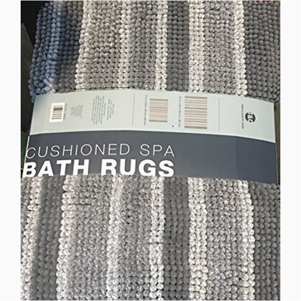 Country Living Bath Rugs town Country Living Cushioned Spa Bath Rugs Gray 2