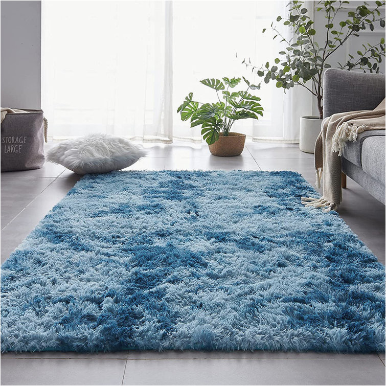 Dark Blue Throw Rug Shag Dark Blue area Rug