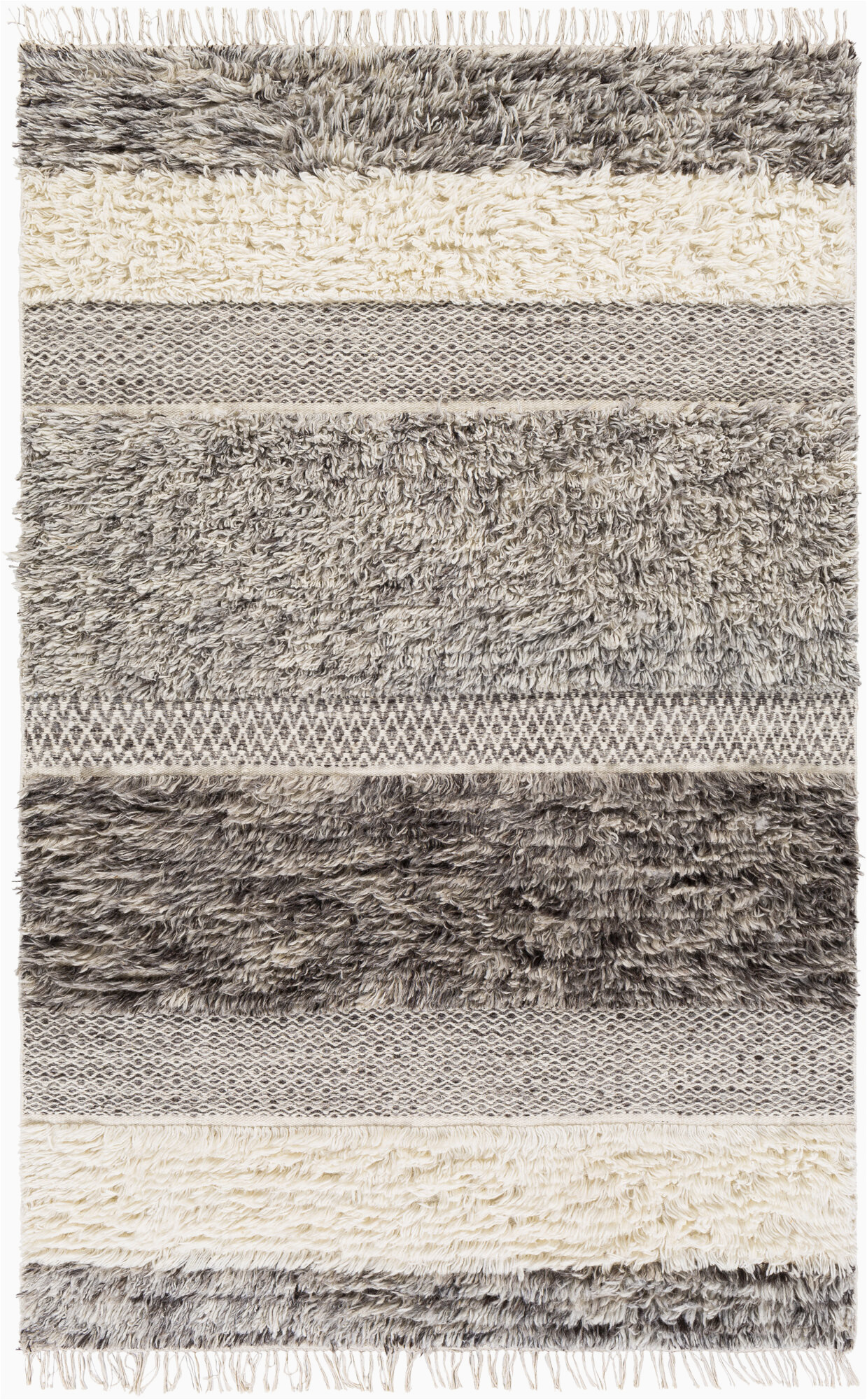 Flat Weave Wool area Rugs Catalina Cream/gray/brown Flatweave Wool area Rug & Reviews …