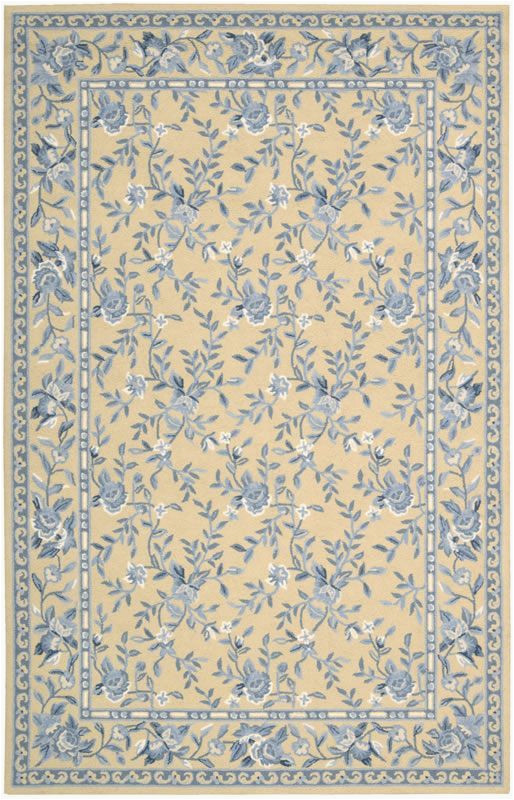 French Country Blue Rugs French Country Victorian Traditional Classic Floral Green Floor …