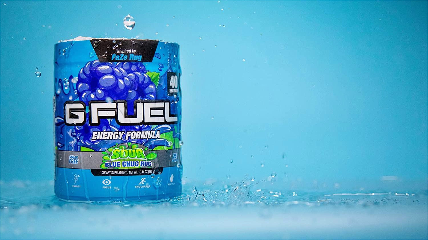 G Fuel sour Blue Chug Rug G Fuel sour Blue Chug Rug Energy Powder Inspired by Faze Rug 10.44 …