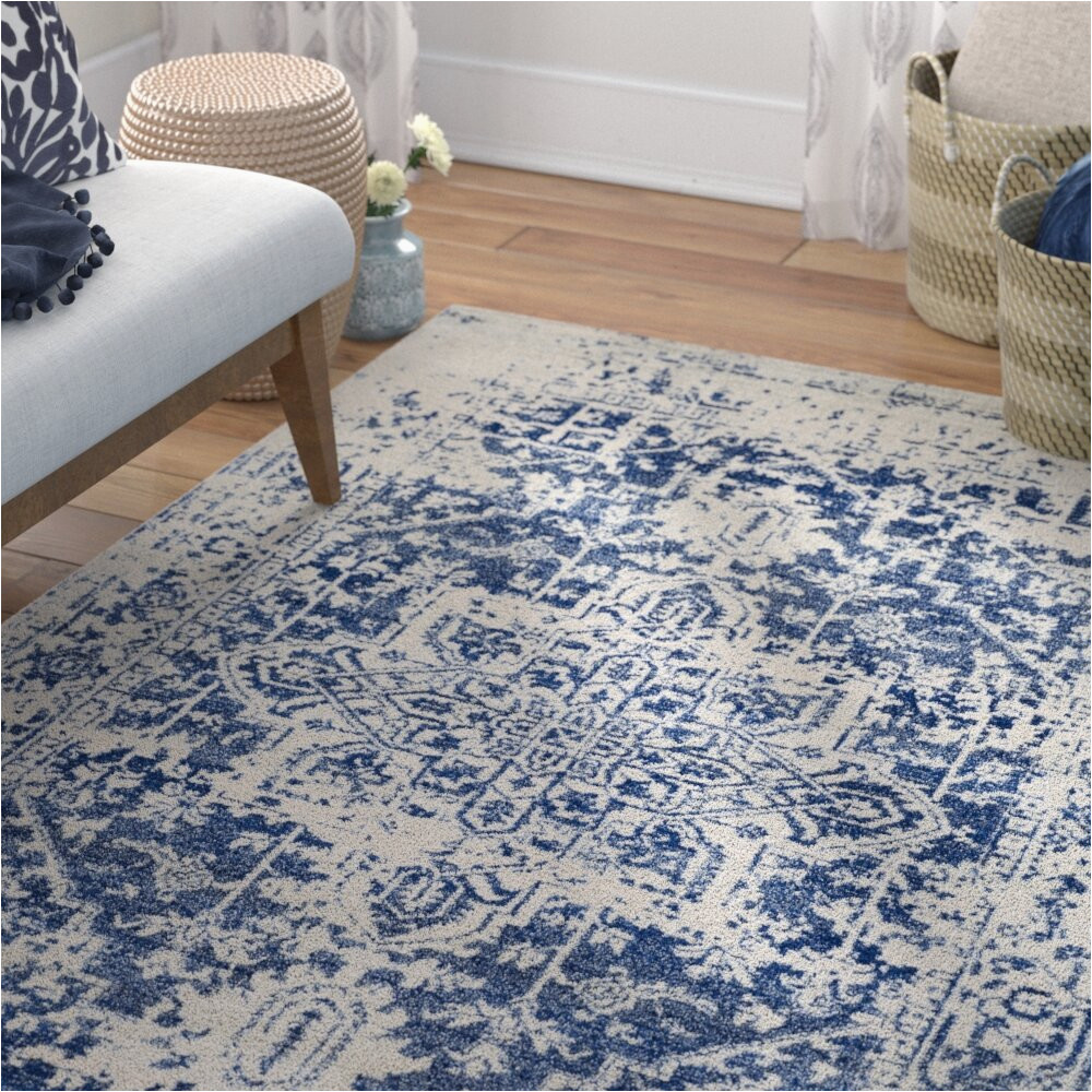 Hillsby Blue area Rug Hillsby oriental Pure Navy/light Gray area Rug