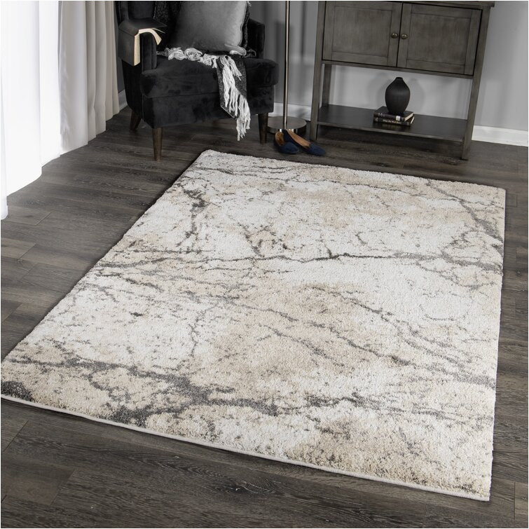 williston forge lebo abstract ivory area rug w ml