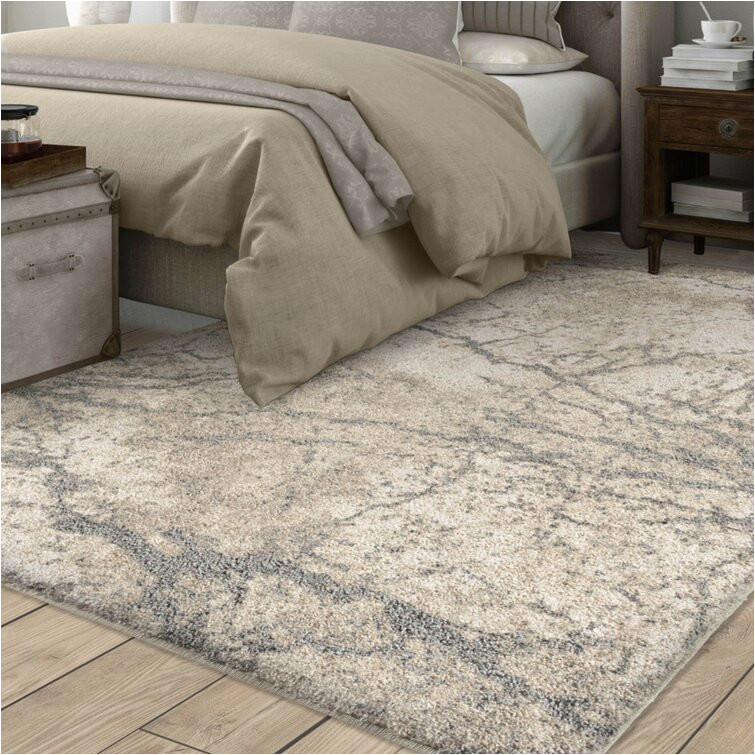 williston forge lebo abstract ivory area rug ozn2586ml