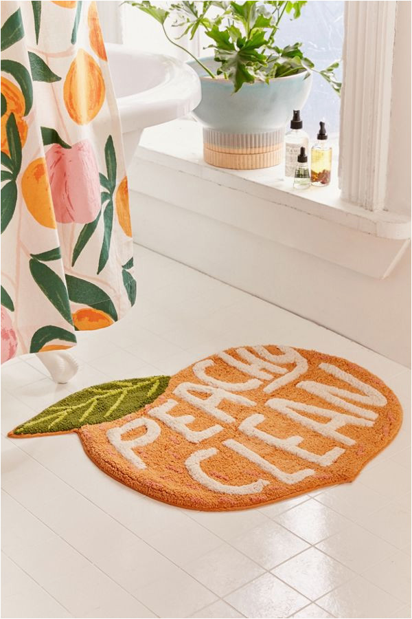 Peach Bath Rug Set Modern Bath Rugs Add Comfort Personality and Style to Your