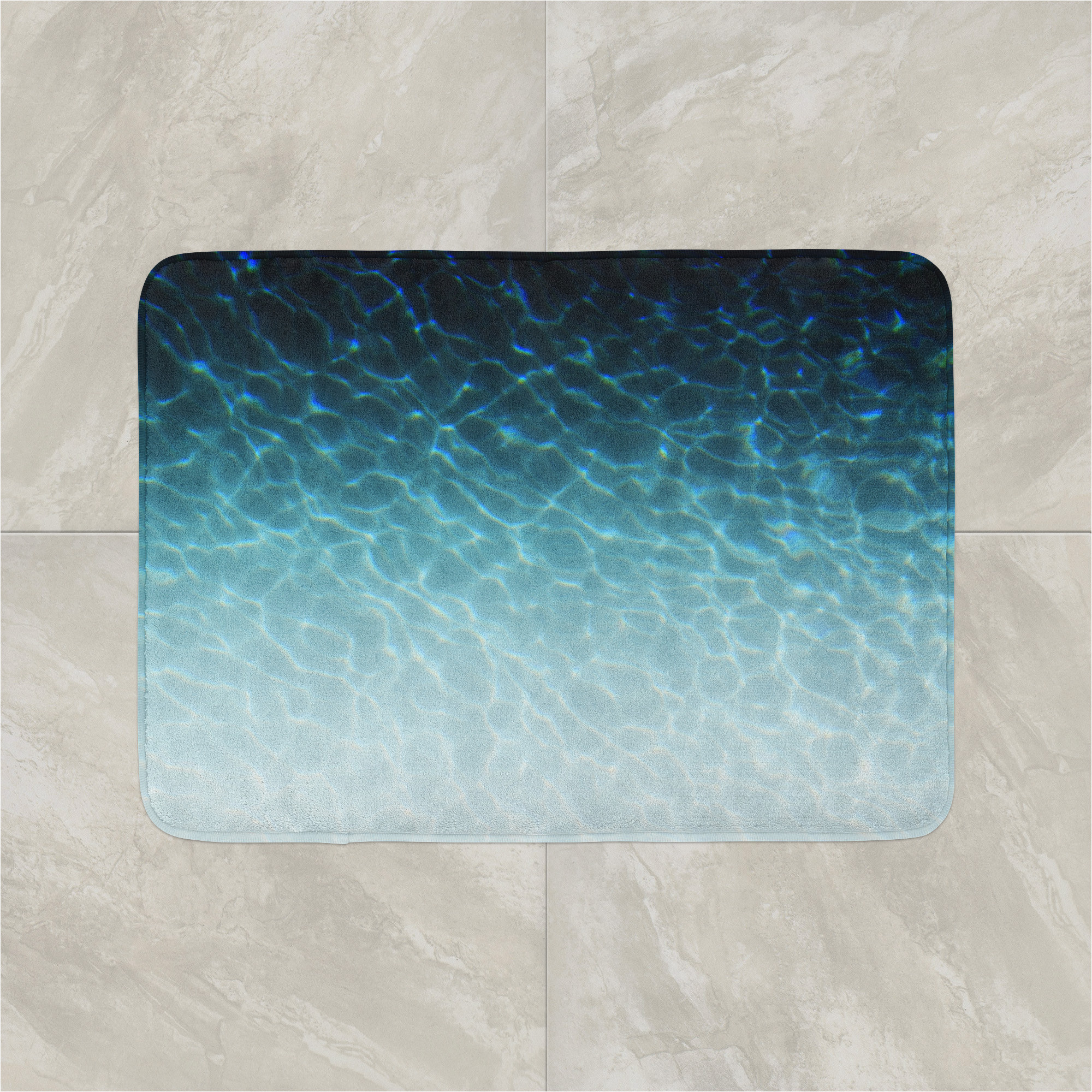 Peacock Blue Bath Rugs Peacock Blue – Bath Mat â Beach Surf Decor by Nature City Co.