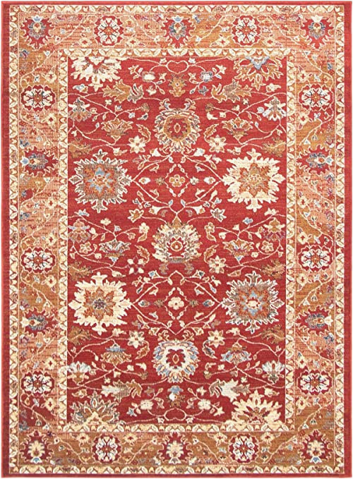 Premier Chelsea area Rug Beige Red Amazon.com: Ecarpetgallery Chelsea area Rug, 7’10” X 10’2”, Red …