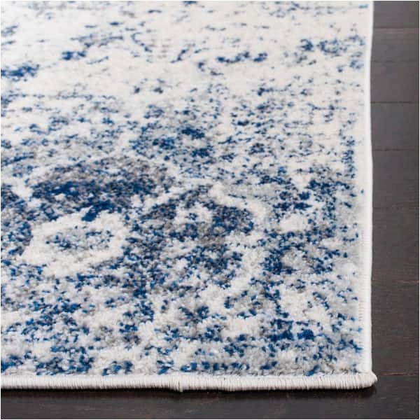 Safavieh Blue and White Rug Safavieh Madison White/royal Blue 2 Ft. X 20 Ft. Border Runner Rug …