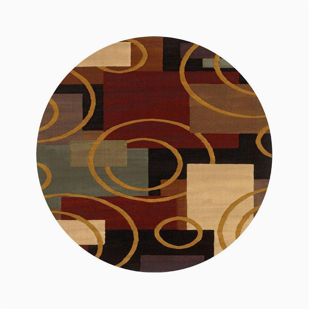 Shaw area Rugs Home Depot Contempo Multi-colour 7 Ft. 8-inch X 7 Ft. 8-inch Round area Rug