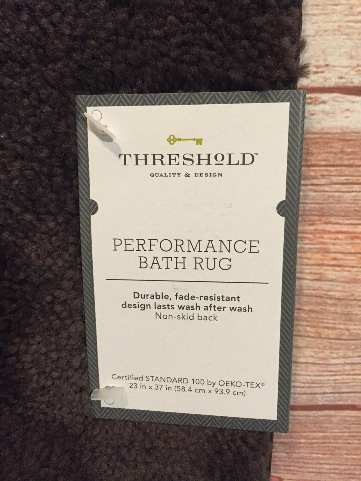 Threshold Performance Bath Rug Threshold Performance Bath Rug 20 X 34 Brown New