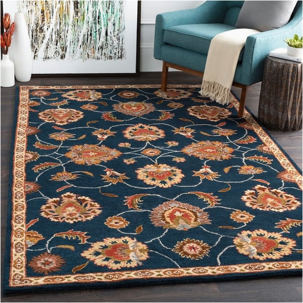12 X 15 area Rugs Sale Hand-tufted Ebba Blue Wool area Rug – 12' X 15' – On Sale …