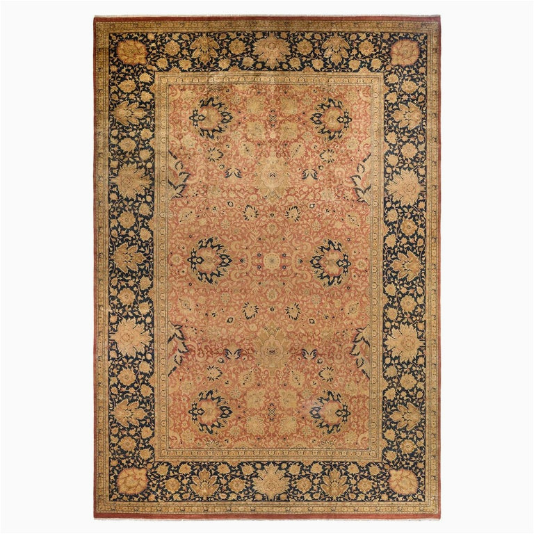 12 X 17 area Rugs Mogul, One-of-a-kind Hand-knotted area Rug – orange, 12′ 1″ X 17′ 9″