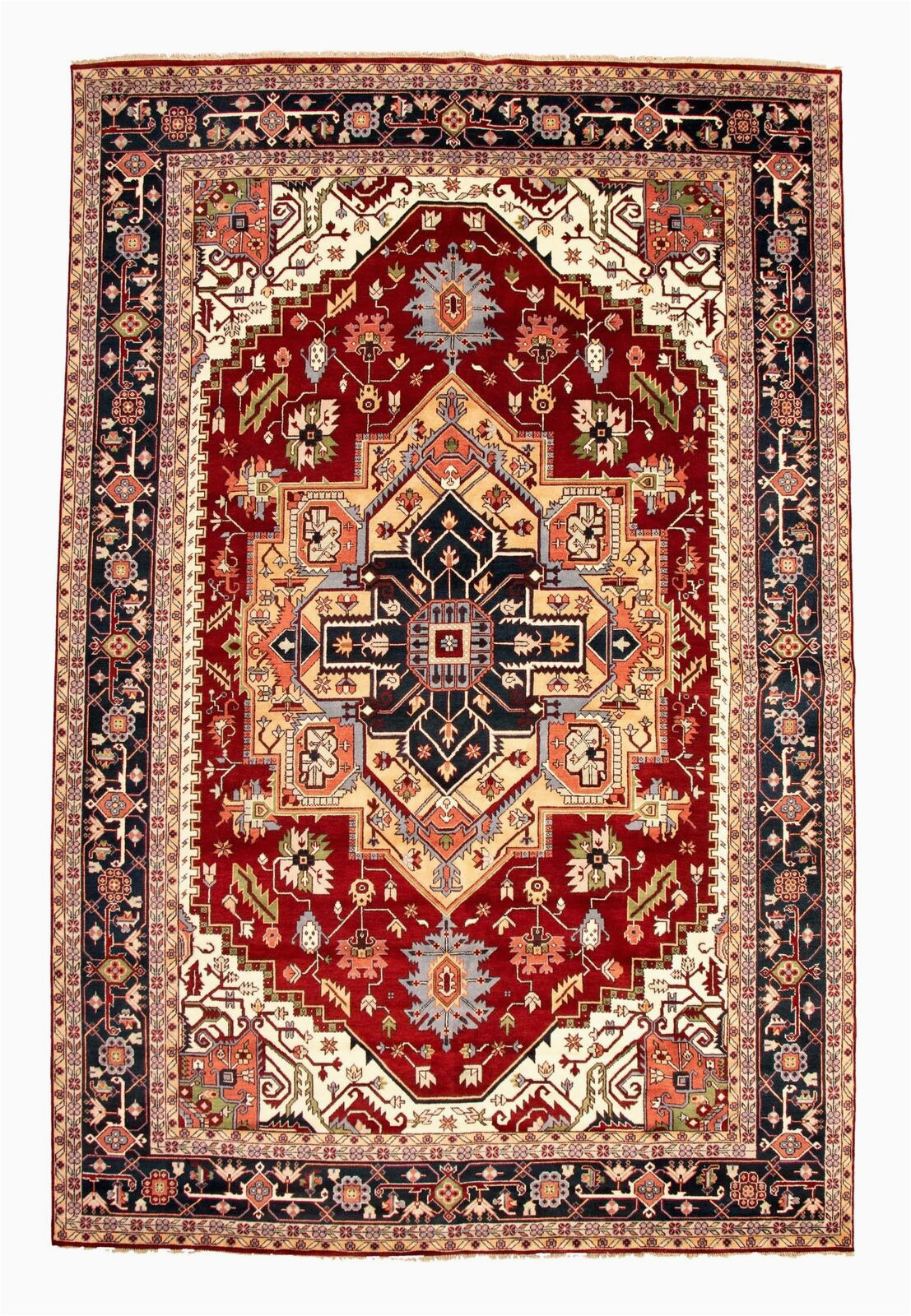 12 X 17 area Rugs Traditional 12’0″ X 17’6″ oriental area Rug Hand-knotted Wool Carpet
