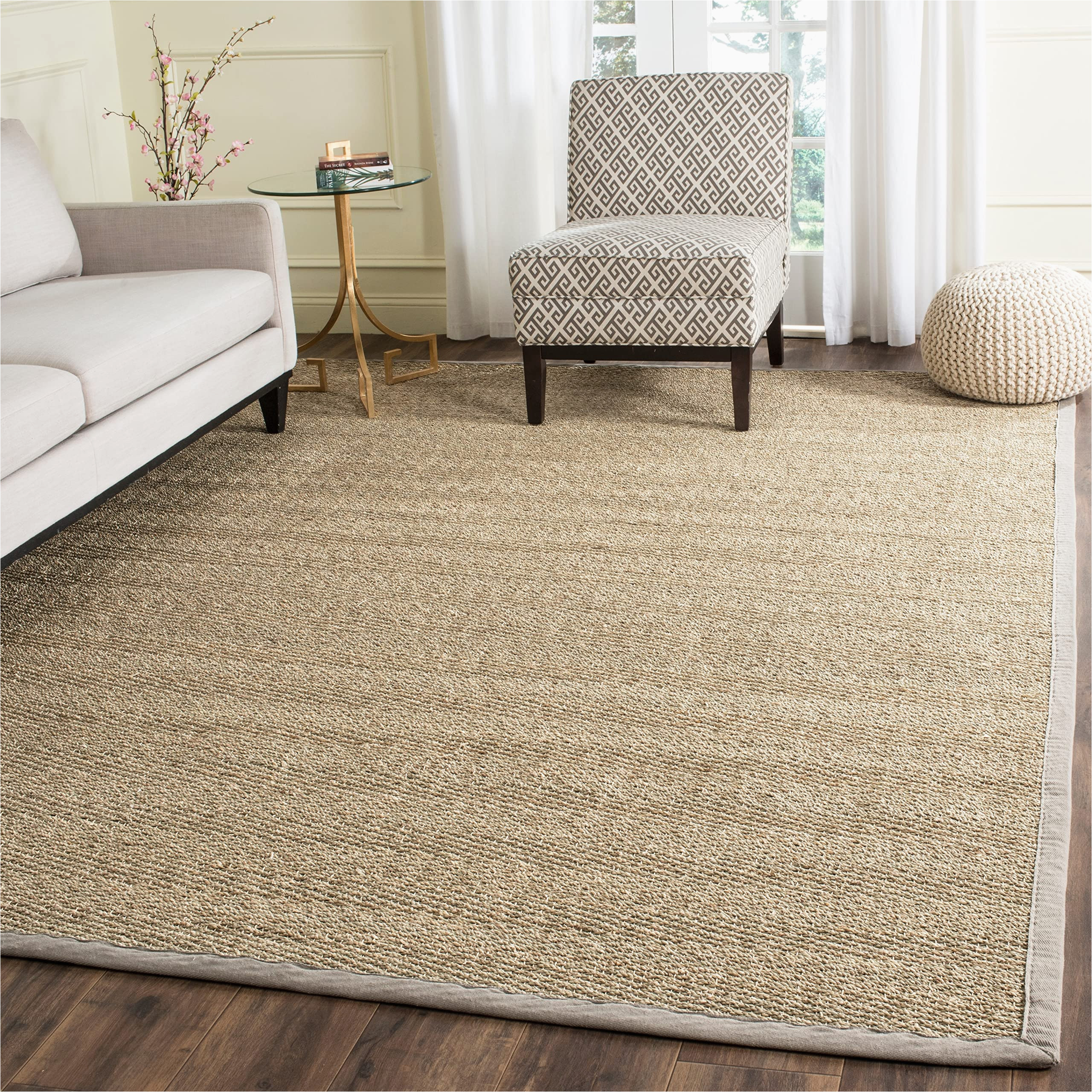 9 by 12 area Rugs for Sale Safavieh Natural Fiber Collection 9′ X 12′ Grey Nf115p Border Herringbone Seagrass area Rug