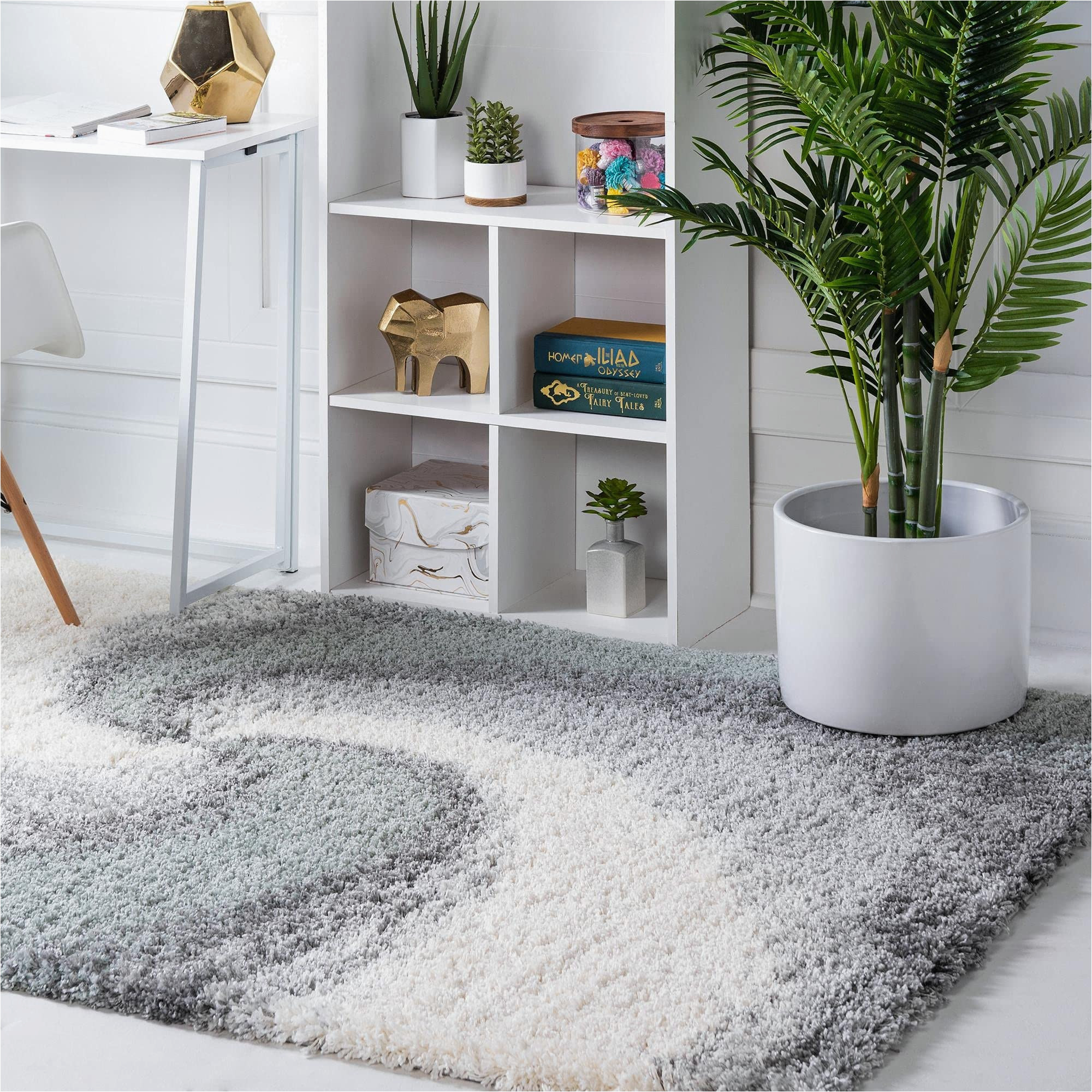 9×12 solid Color area Rugs Rugs.com soft touch Shag Collection area Rug â 9×12 Sage Green Shag Rug Perfect for Living Rooms, Large Dining Rooms, Open Floorplans