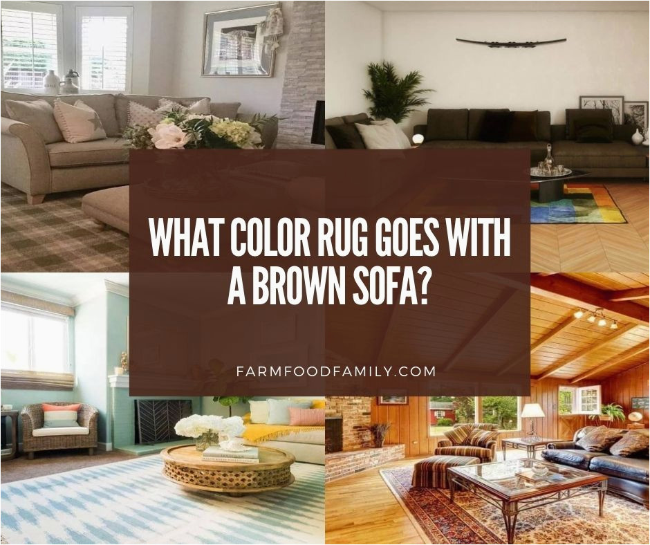 Area Rug to Match Brown Couch What Color Rug Goes Well with A Brown sofa? [25 Options with Pictures]