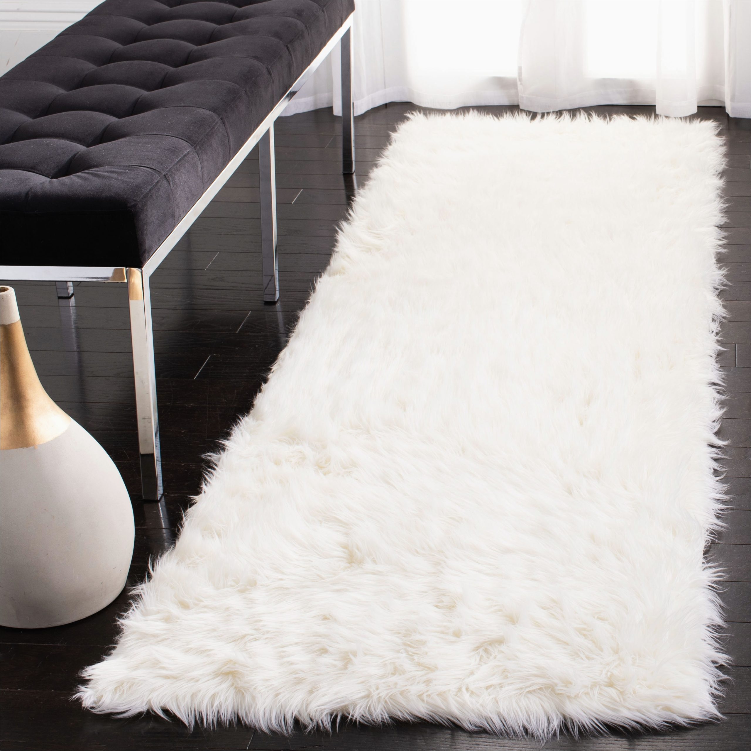 Bilton Hand Tufted Ivory area Rug Safavieh Faux Sheep Skin Alexandria 2.4-inch Thick Rug – Overstock …