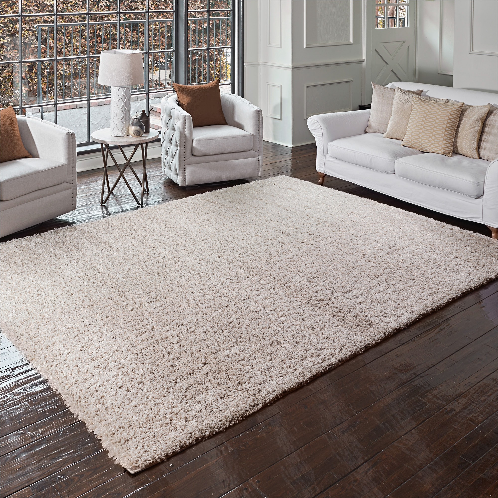 Cream Colored area Rugs for Sale Gertmenian Anjou 8 X 10 solid Ivory Indoor solid area Rug In the …