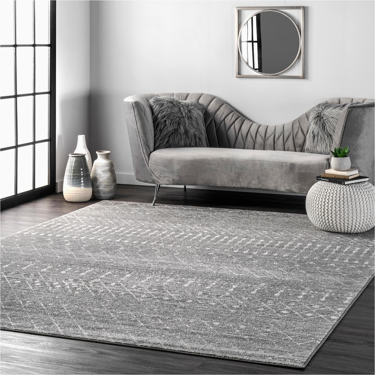 Dark Gray area Rug 8×10 Nuloom Moroccan Blythe area Rug or Runner, 8′ X 10′, Dark Grey