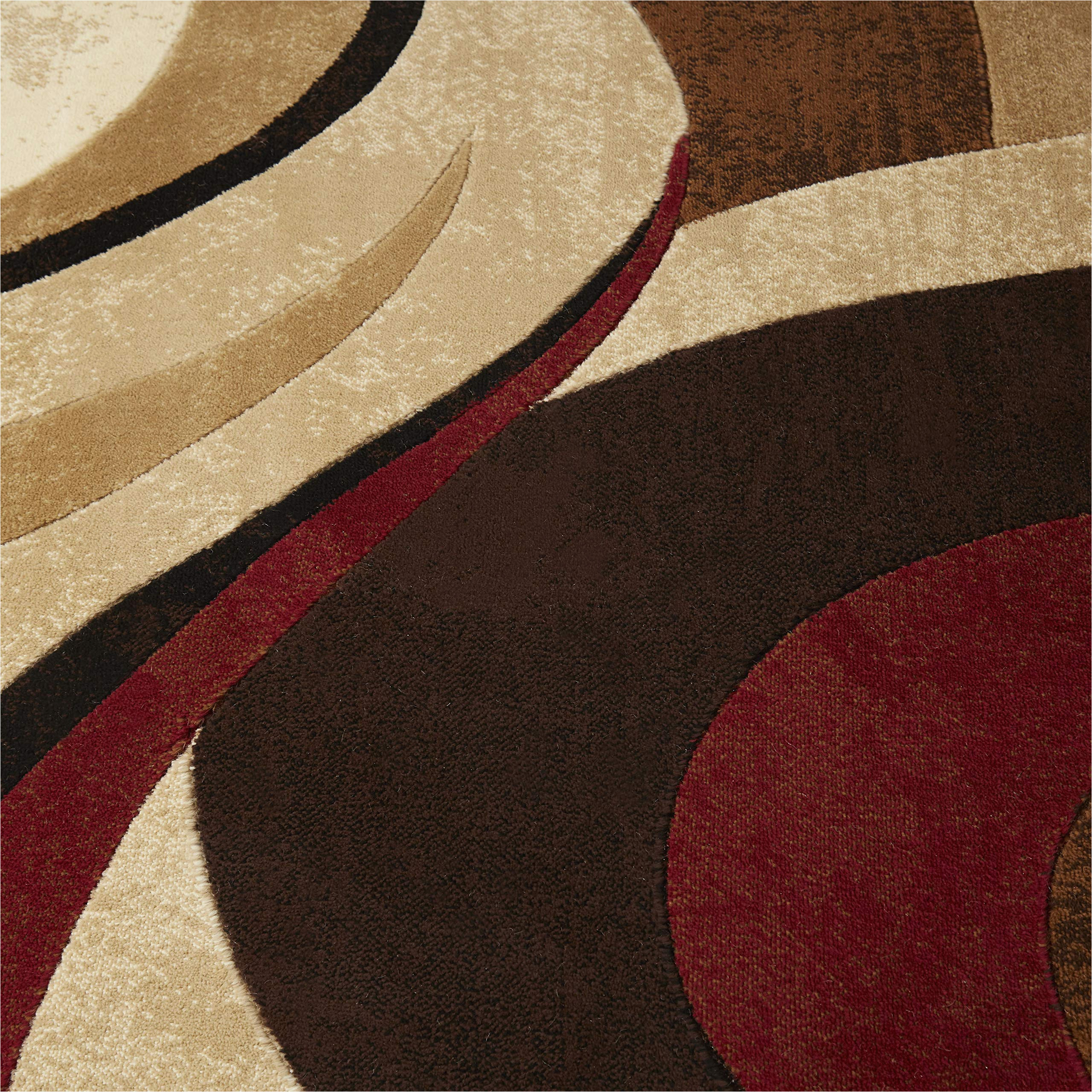 Giannini Abstract Brown Red area Rug Home Dynamix Tribeca Slade Modern Rug, Abstract Brown/red, 2.4 …