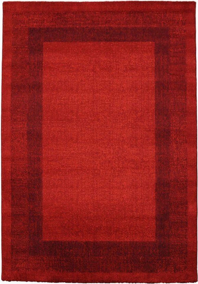 Harrison Weave Washable area Rugs Teppich Â»wint Moderne BordÃ¼re, Dichter Kurzflor, SchÃ¶ne Haptik, Detailreich, Rot, 80 X 150 CmÂ«, the Carpet, Rechteck