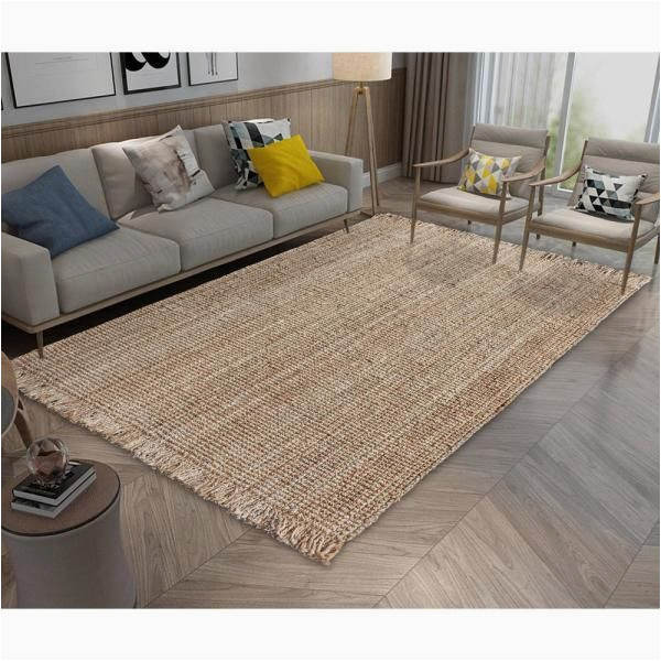 Home Depot Nylon area Rugs N/a 5’x8′ Hand Woven Boucle Natural Jute area Rug H42772a – the …