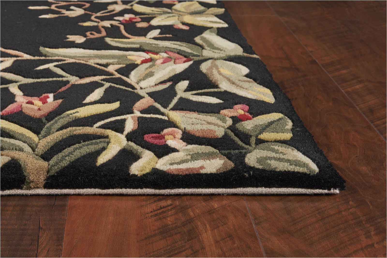 Kas area Rugs On Sale Kas Emerald 9001 Black Tropical Border area Rug â Incredible Rugs …