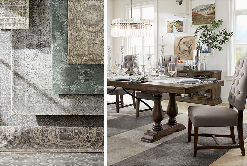 Large Dining Room area Rugs How to Choose the Perfect Rug for Your Dining Room Pottery Barn