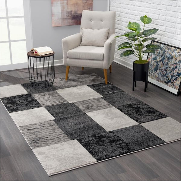 Modern area Rugs 4 X 6 Rug Branch Montage Collection Modern Abstract area Rug (4×6 Feet …