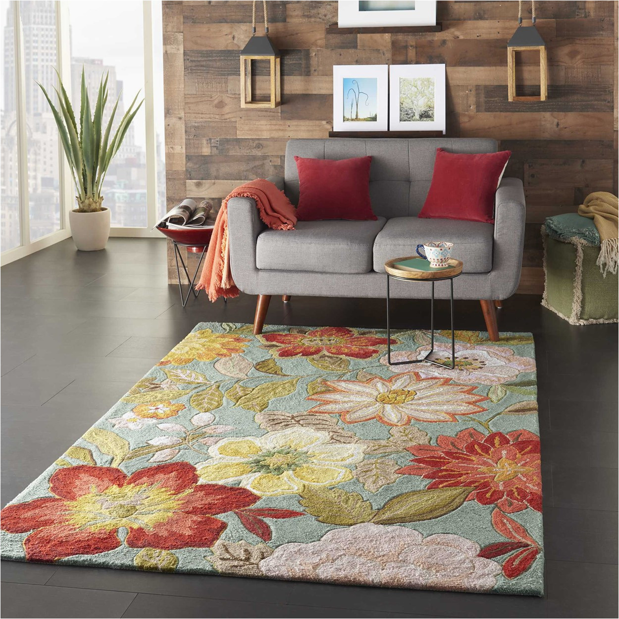 Nourison area Rugs Fantasy Collection Nourison Fantasy Fa-18 Rugs Floral area Rugs Rugs Direct