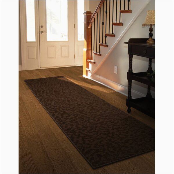 Solid Chocolate Brown area Rug Edith Machine Made Tufted Polypropylene area Rug In Chocolate