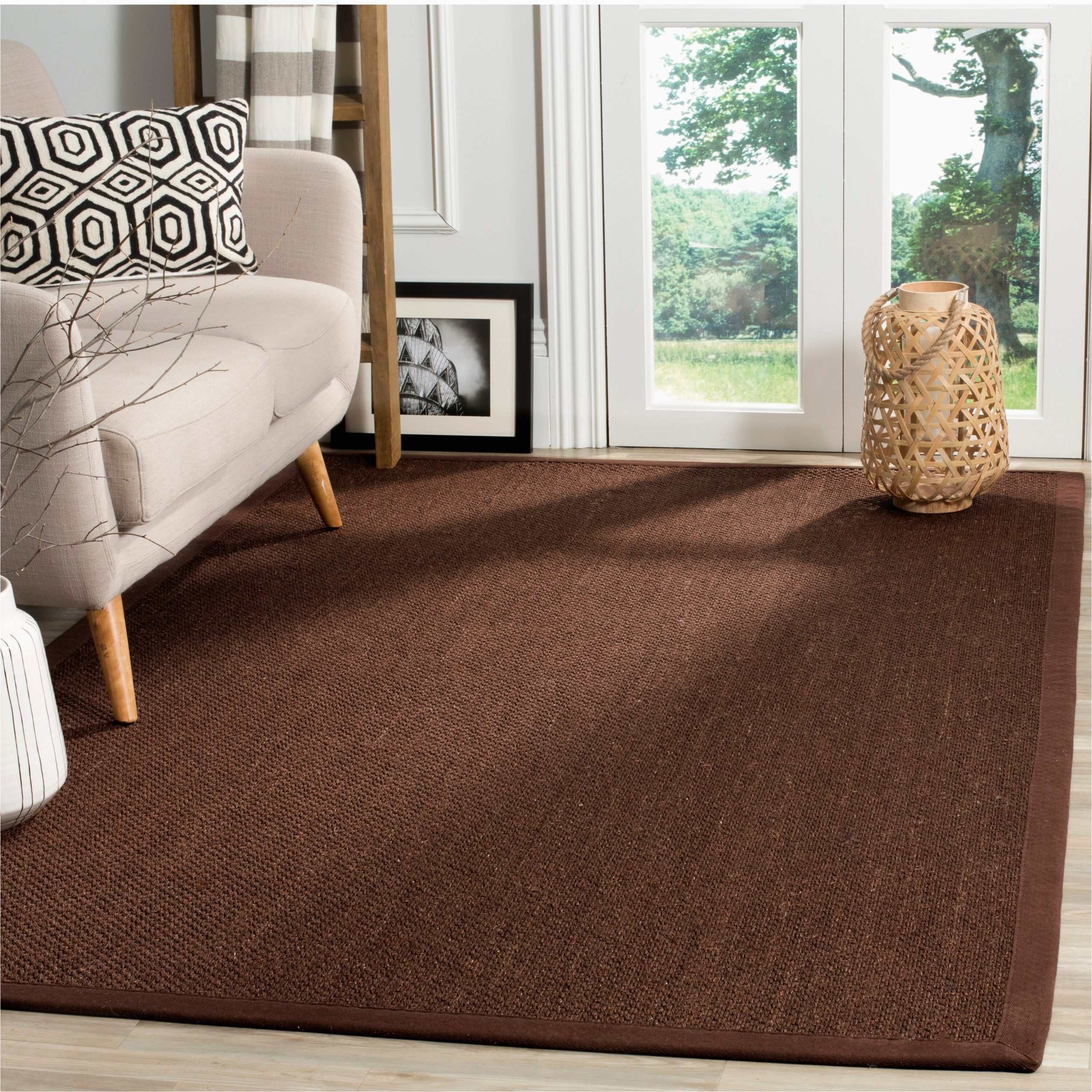 Solid Chocolate Brown area Rug Safavieh Natural Fiber Chica 5 X 8 Sisal Chocolate/dark Brown …