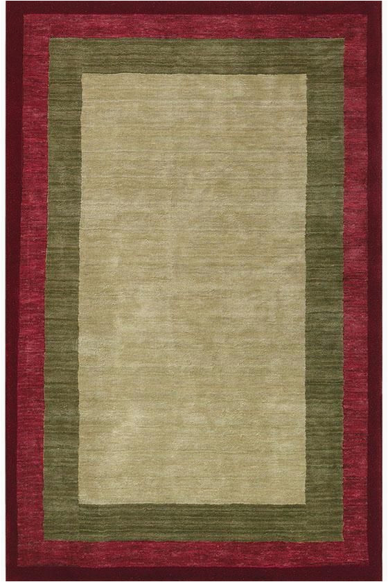 Solid Color area Rugs with Borders Karolus area Rug: A Hand-loomed Wool area Rug that Coordinates …