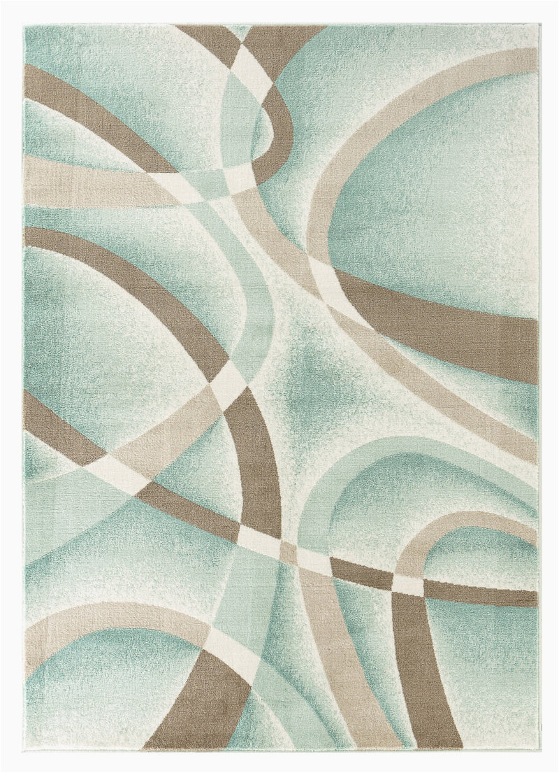 Taupe and Green area Rugs Metro 95 Sage Green Taupe Modern Waves Abstract area Rug Carpet …
