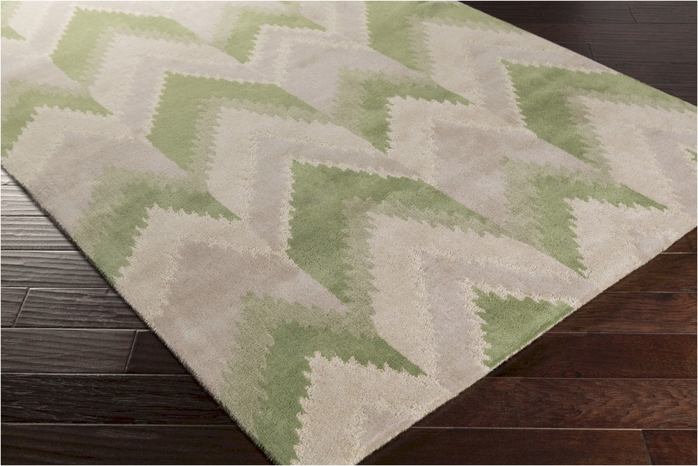 Taupe and Green area Rugs Surya Florence Broadhurst Mount Perry Mtp-1005 Apple Green/taupe/beige Closeout area Rug – Rugs A Bound