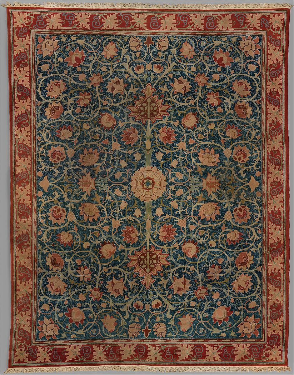 William Morris Style area Rugs Designed by William Morris Holland Park Carpet British, Merton …