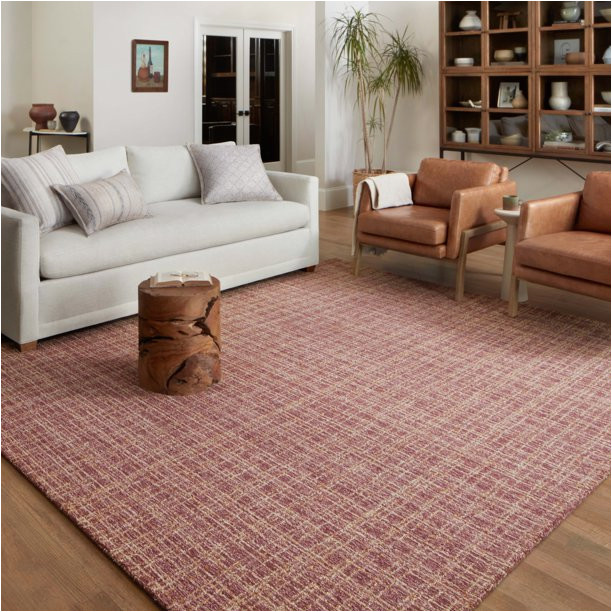 18 X 18 area Rug Chris Loves Julia X Loloi Polly Plaid Berry/natural 18″ X 18″ Sample area Rug