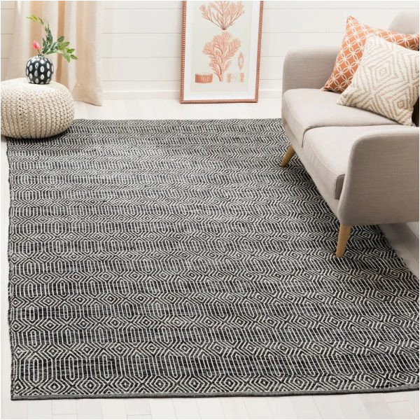 5×7 Black and White area Rugs 51 Black and White Rugs with Striking High-contrast Appeal