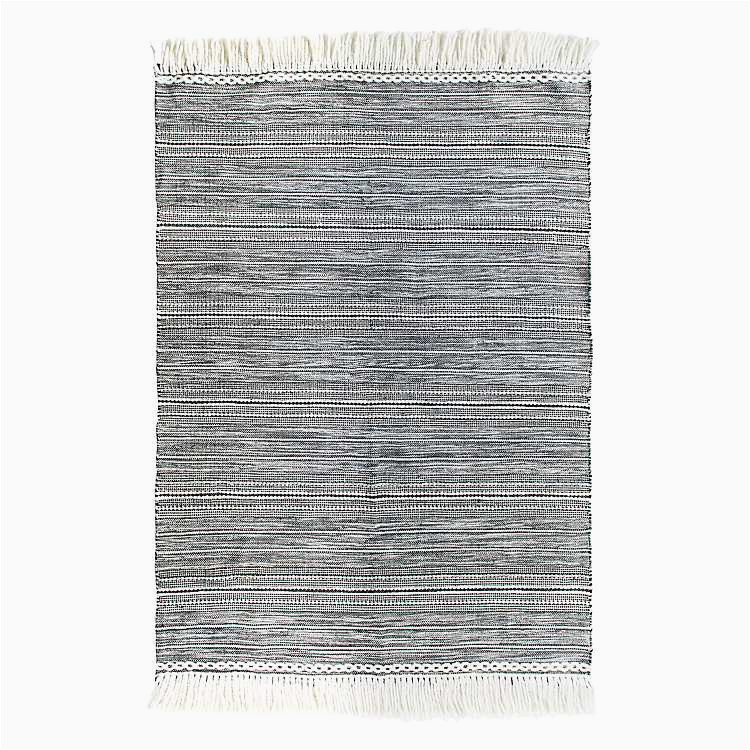 5×7 Black and White area Rugs Black and White Brooklyn area Rug, 5×7
