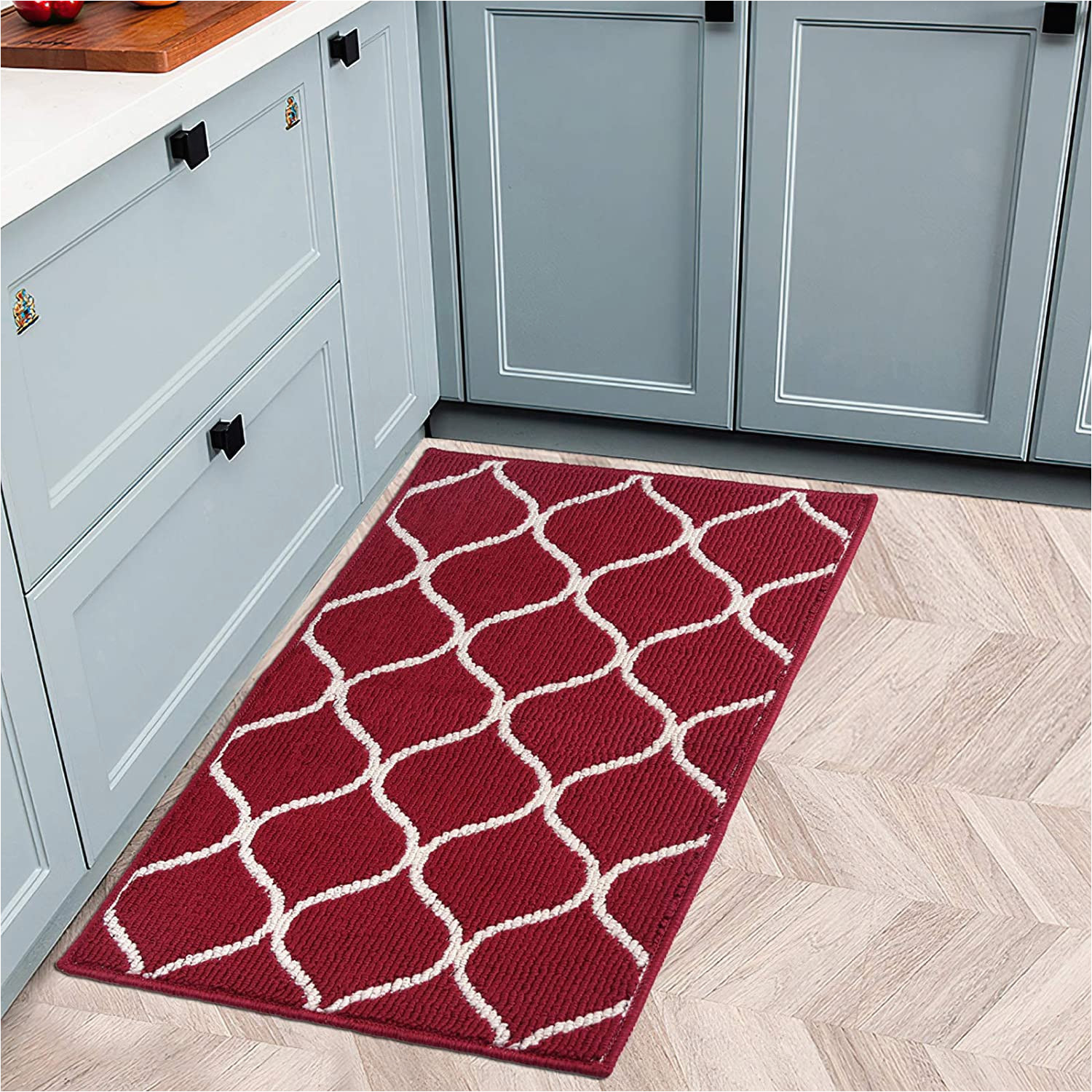 Area Rug for Kitchen Floor Kitchen Rug Non-slip Backing Kitchen Floor Runner Rug Water …